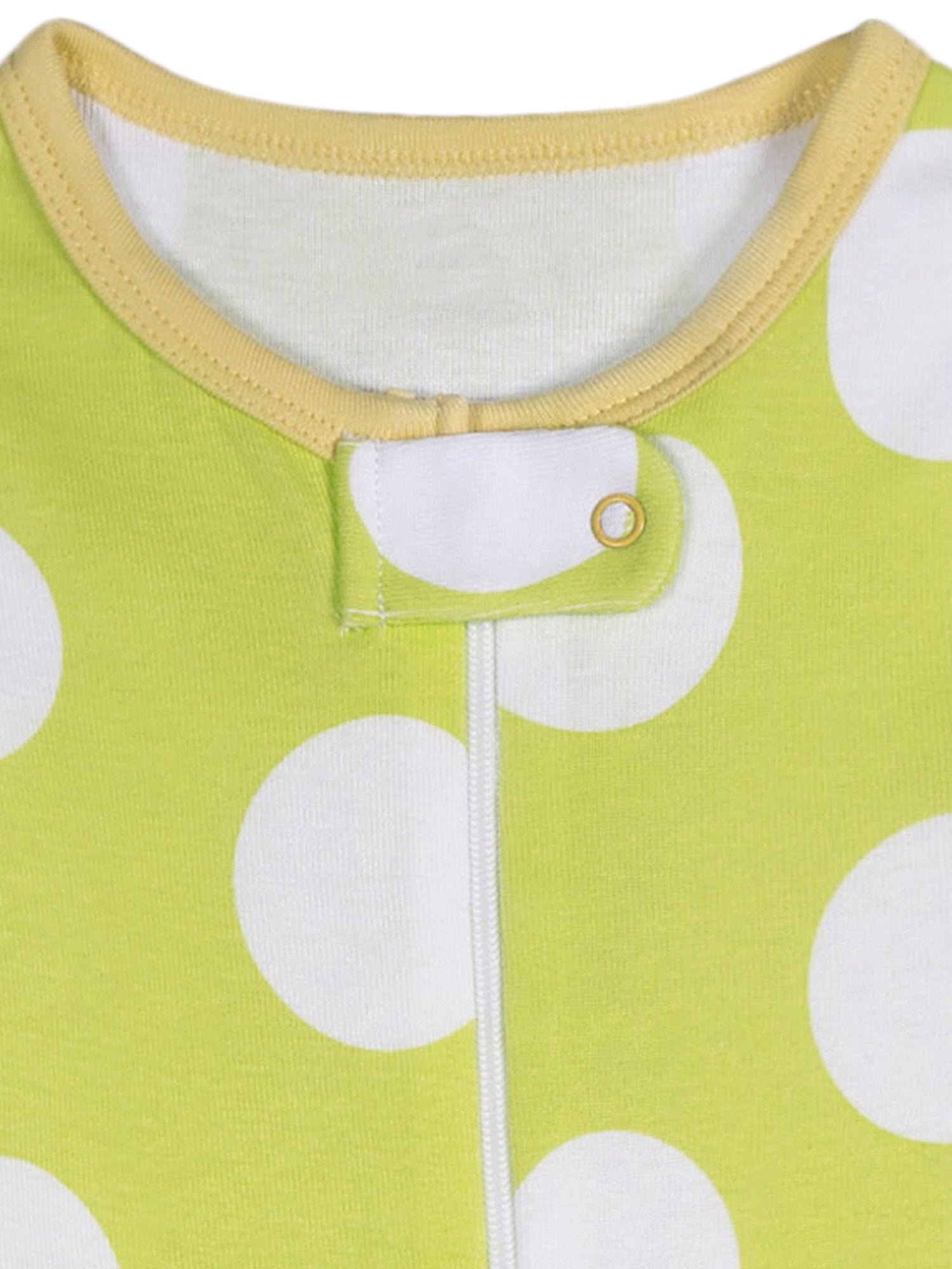 Onesies Brand Baby Girl Footed Pajamas, 4-Pack, Sizes Newborn - 24 Months