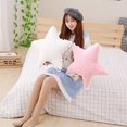 thumbnail image 3 of Creative Star Moon and Cloud Plush Pillows Stuffed Toys (Pink, Star), 3 of 6