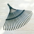 thumbnail image 6 of Rake 22 Tooth Rake Wooden Handle Dead Leaf Rake Wire Rake Garden Rake Garden Tool Other Cleaning Supplies Green, 6 of 8