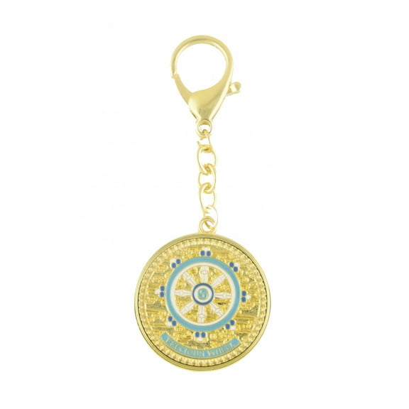 Feng Shui Precious Wheel Keychain Amulet