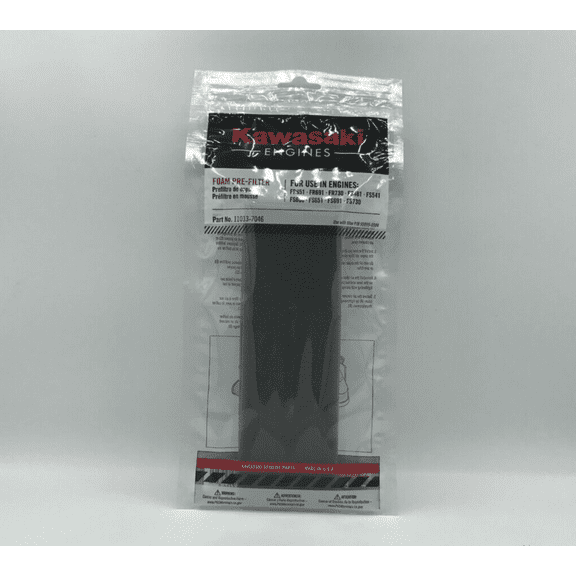 Genuine OEM Kawasaki Engines 11013-7046 Foam Pre Filter