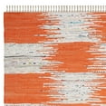 thumbnail image 5 of SAFAVIEH Montauk Eglantine Checkered Cotton Area Rug, Orange/Multi, 4' x 6', 5 of 6