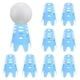 thumbnail image 1 of Uxcell Tees de Simulador de Golf [8PCS] - Tees de Golf de Plástico para Campo de Práctica y Césped de Invierno - [Azul - 1.77 IN], 1 of 7