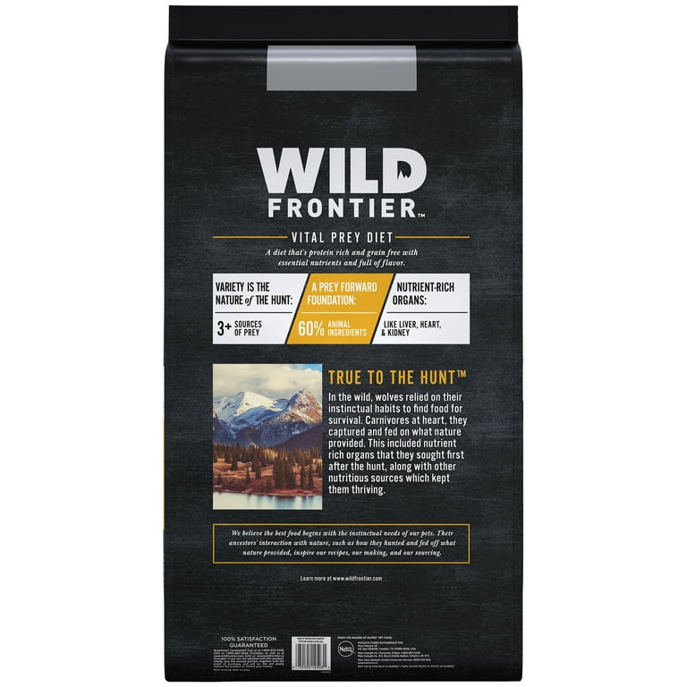 Wild frontier 2025 puppy food