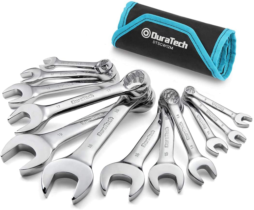CRAFTSMAN HAND TOOLS 11pc FULL POLISH Stubby Combination METRIC MM Wrench set ! 
