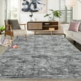 thumbnail image 2 of HOMERRY Area Rug 4' x 6' Solid Indoor Carpet for Living Room Bedroom Light Gray Rug, 2 of 6