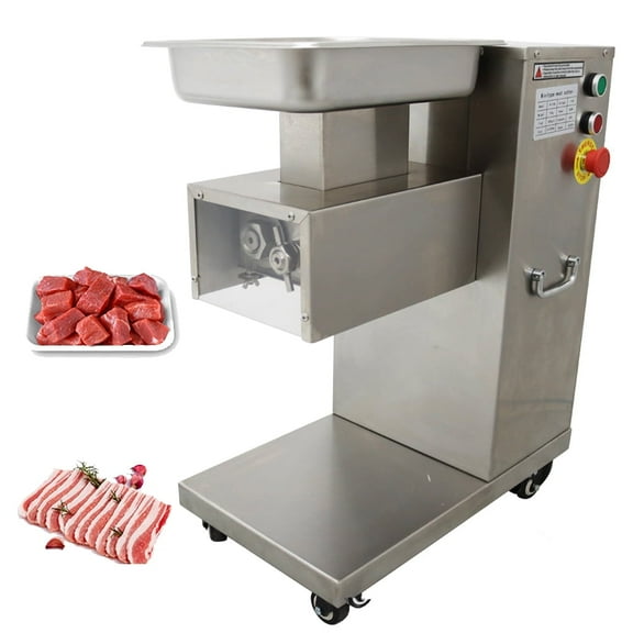 8MM Commercial Meat Slicer Stainless Steel Steak Beef Pork Electric Slicer 500KG/H