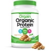 Orgain Organic Plant Based Protein Powder, Peanut Butter - 21g of Protein, Vegan, Low Net Carbs, Non Dairy, Gluten Free, Lactose Free, No Sugar Added, Soy Free, Kosher, Non-GMO, 2.03 Pound