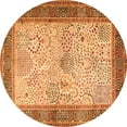 thumbnail image 1 of Ahgly Company Indoor Round Persian Orange Traditional Area Rugs, 8' Round, 1 of 1