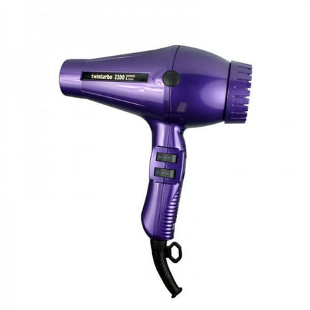 Twin Turbo LIGHTWEIGHT 1900 Watt Italian Hair Dryer with Multi Temperature/Speeds Control, True Cold Shot Button and Extra Long Power (Best Twin Turbo Setup)