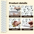 thumbnail image 4 of Peel and Stick Wallpaper Canvas Contact Paper Lamp light bulb hand drawn seamless design Light big ideas inspiration Self Adhesive and Removable 17in x 118in, 4 of 8