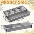 thumbnail image 2 of 2 Piece Knife Silverware Drawer Organizer Compact Utensil Storage Tray Kitchen Accessory, 2 of 8