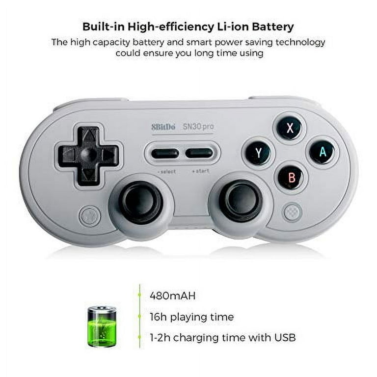 8bitdo sn30 bluetooth deals gamepad