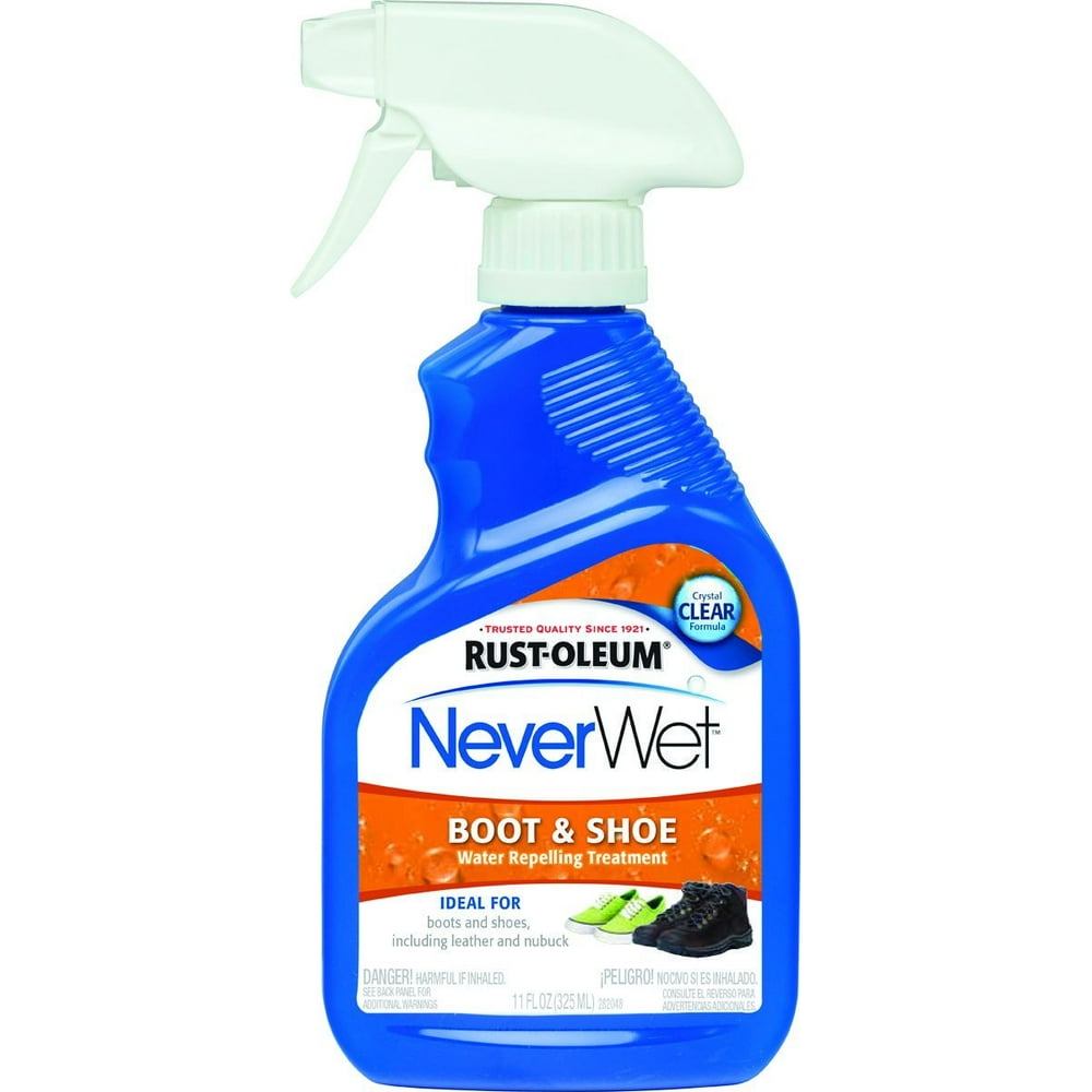 RustOleum 280886 NeverWet 11Ounce Boot and Shoe Spray, Clear