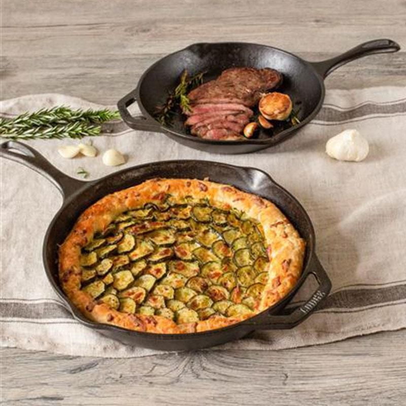 Lodge Chef Collection 10 and 12 Inch Skillet Set