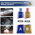 thumbnail image 2 of Rapid Cure Epoxy Adhesive High Strength Glue For Metal Ceramic Plastic Wood Repair, 2 of 8