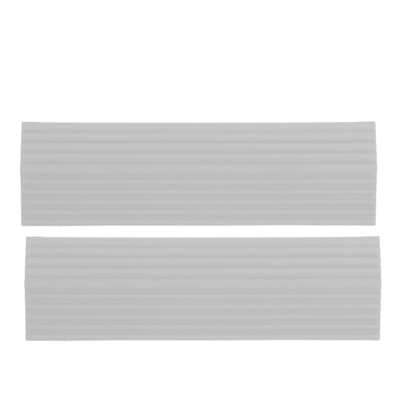 Niceauty 2Pcs Threshold Ramps for Narrow Doorways Grey Plastic Compact Design for Daily Life Use