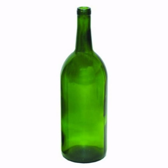 1.5 Liter Emerald Green Claret/Bordeaux Bottles, 6 per case