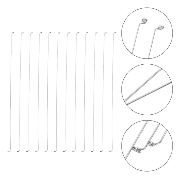 Hemobllo 12Pcs Stainless Steel Cheese Slicer Wire for Kitchen Use Handheld Cutter for Uniform Cheese Slices