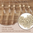 thumbnail image 3 of Benehair Thick 1g Micro Ring Beans Remy Real Human Hair Extensions 100% Remy Russian Hair Micro Link Hair 50g Highlight Blonde Soft Straight, 3 of 13