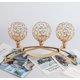 thumbnail image 2 of Candelabro de cristal galvanizado de Boda europea, vela de hierro, vela romántica, adornos para cena, 2 of 6