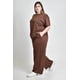 thumbnail image 2 of Conjunto casual blusa + pantalon Roman Fashion /Tallas Extras, 9006 (Cafe) cafe 36, 2 of 6