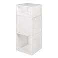 thumbnail image 3 of Niche Cubo Storage Set- 2 Full Cubes/1 Half Cube- White Wood Grain, 3 of 3