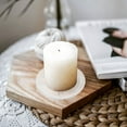 thumbnail image 3 of Raindrops 3 Pcs Pillar Glass Candlestick Tray Banquet 10.80X10.80X1.20CM, 3 of 8