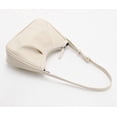 thumbnail image 6 of Fashion PU Leather Shoulder Bag for Women Cloud Cute Purse Totes Hobo Handbag Underarm Top Handle Bag Pleated Satchel, 6 of 8