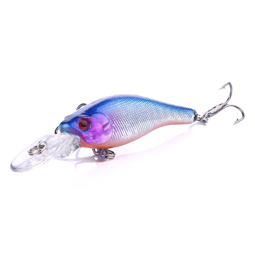 HENGJIA Minnow Bass Fishing Lures, Jerkbait Lure Set Hard Baits Deep Diving Crankbait for Catfish Walleye Trout Fishing Bait 8Pcs/kit