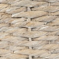 thumbnail image 5 of Bloomingville Hand-Woven Water Hyacinth Table, Whitewashed, 5 of 6