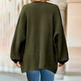 thumbnail image 4 of Jacket for Women Casual Fall Fashion Solid Long Sleeve Open Front Cardigan Jackets, 4 of 4