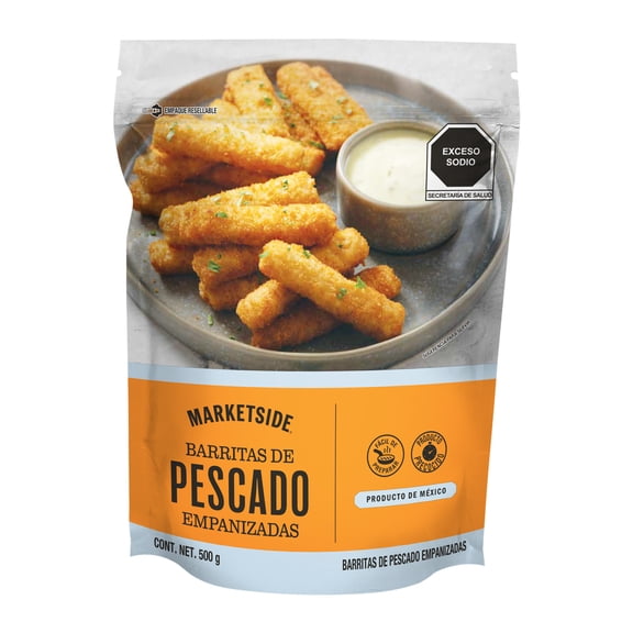 Barritas de pescado empanizadas Marketside 500 g congelado