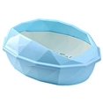 thumbnail image 1 of Litière Simple Chat Litière Semi-Fermée Chat Toilette Chat Potty Grande Litière Chat Fournit Séparé Structure Litière Automatique Chat Boîte (Couleur, A), 1 of 7
