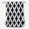 thumbnail image 1 of Simply Daisy 71" x 74" Lattice Kravitz Geometric Print Shower Curtain, 1 of 3
