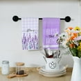 thumbnail image 2 of Purple Lavender Spring Kitchen Towels Dish Towels Set of 2,Bless This Home Sign Hand Towels 18x26 Inch Drying Dishcloth,Farmhouse Home Seasonal Spring Decorations AD288, 2 of 6