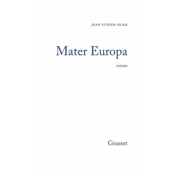 Mater-Europa, (Paperback)