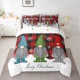 thumbnail image 2 of Homewish Colorful Kawaii Gnome 7-Piece Twin Bedding Sets.Merry Christmas Bedding Comforter Set,Red Black Plaid Sheet Sets For Girls Teens,Breathable Home Decor Reversible, 2 of 8