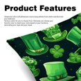thumbnail image 2 of Saint Patrick's Day Covers- Set of 2 Throw Pillows in Various Sizes (16x16, 18x18, 20x20 inches) with Stylish Patterns for Home Decor and Comfort - Pillow Inserts Included, 2 of 6