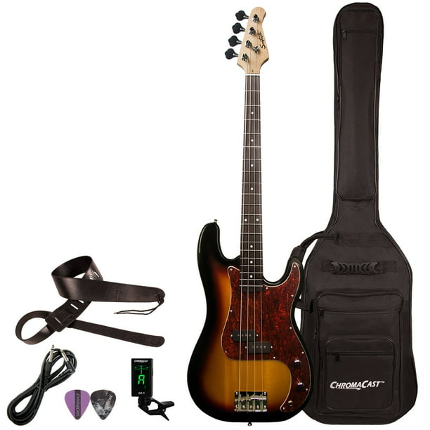 Sawtooth EP Series Electric Bass Guitar with Gig Bag & Accessories