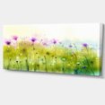 thumbnail image 3 of Design Art - Cosmos Abstrait Vert Violet de Fleurs, 3 of 4
