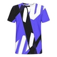 thumbnail image 4 of Wancir Chemises pour Hommes en Solde Mode Décontractée Imprimé Sport Manches Courtes Col Rond Blouses Chemises, 4 of 4
