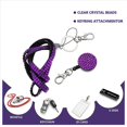 thumbnail image 2 of 20 Juegos de Tarjetero de IdentificacióN con CordóN de Diamantes de ImitacióN Carrete de RetráCtil de Cristal Tarjetero con CordóN de Cuello de Diamantes de ImitacióN, 2 of 5