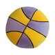 thumbnail image 2 of Juguete de pelotas deportivas de peluche, cojín deportivo, regalos para niños y niñas, recuerdos de fiesta, pelota de juguetes de peluche deportivos, amarillo y violeta, 2 of 8