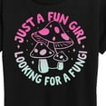 thumbnail image 3 of Instant Message - Just A Fun Girl Looking For A Fungi - Women's Short Sleeve Graphic T-Shirt, 3 of 6