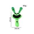thumbnail image 1 of Poppy Playtime Smiling Critters Hoppy Hopscotch Sprunki Style Plush Toy, 9.8" Soft Stuffed Green Rabbit Doll, Horror Game Character Collectible Plushie, Ideal Kids & Fans Gift for Birthday & Halloween, 1 of 2