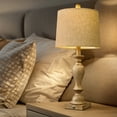 thumbnail image 6 of Oneach 25.5" Touch Control Bedside Lamps Set of 2 - Dimmable USB Charging Table Lamps for Farmhouse Bedroom, Living Room Nightstands Home Decor, 6 of 13