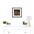 thumbnail image 2 of Van Brekelenkam The Mousetrap 8X8 Inch Square Wooden Framed Wall Art Print Picture with Mount, 2 of 4