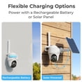 thumbnail image 5 of Reolink Go PT Plus 2K+ 4G LTE Solar Security Camera, Smart Detection, Color Night Vision, Pan, Tilt & Auto Tracking, 5 of 10