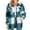 Green, variant on Jinhomg Fuzzy Flannel Jacket for Women Warm Comfy Long Sleeve Lapel Collar Shirt Jackets Winter Casual Button Down Plaid Coats with Pocket Limited Time Deal Green XXL